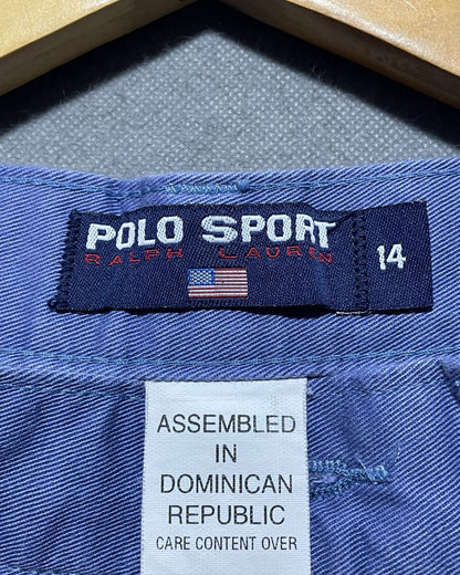 Polo Ralph Lauren Blue Cotton Drees Pant For Kids 14 Years