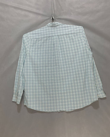 Dockers Blue Cotton Shirt For Men XXL