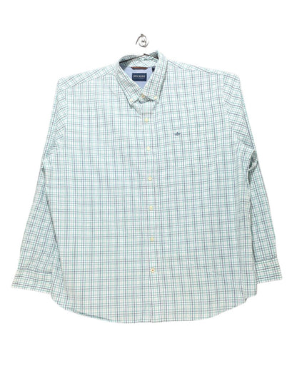Dockers Blue Cotton Shirt For Men XXL