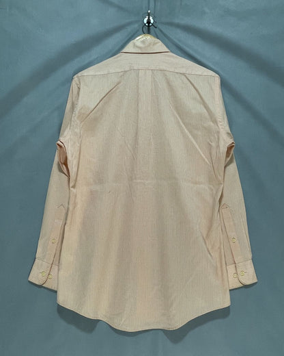 Arrow Orange Cotton Shirt For Men M