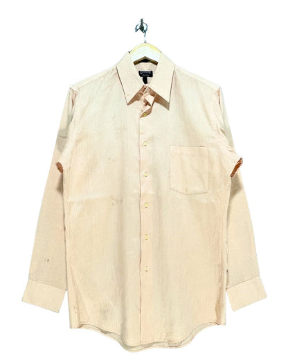 Arrow Orange Cotton Shirt For Men M