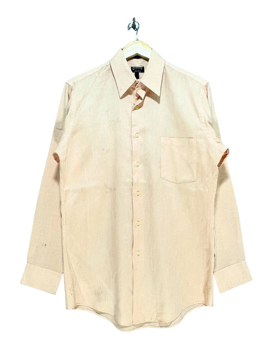 Arrow Orange Cotton Shirt For Men M