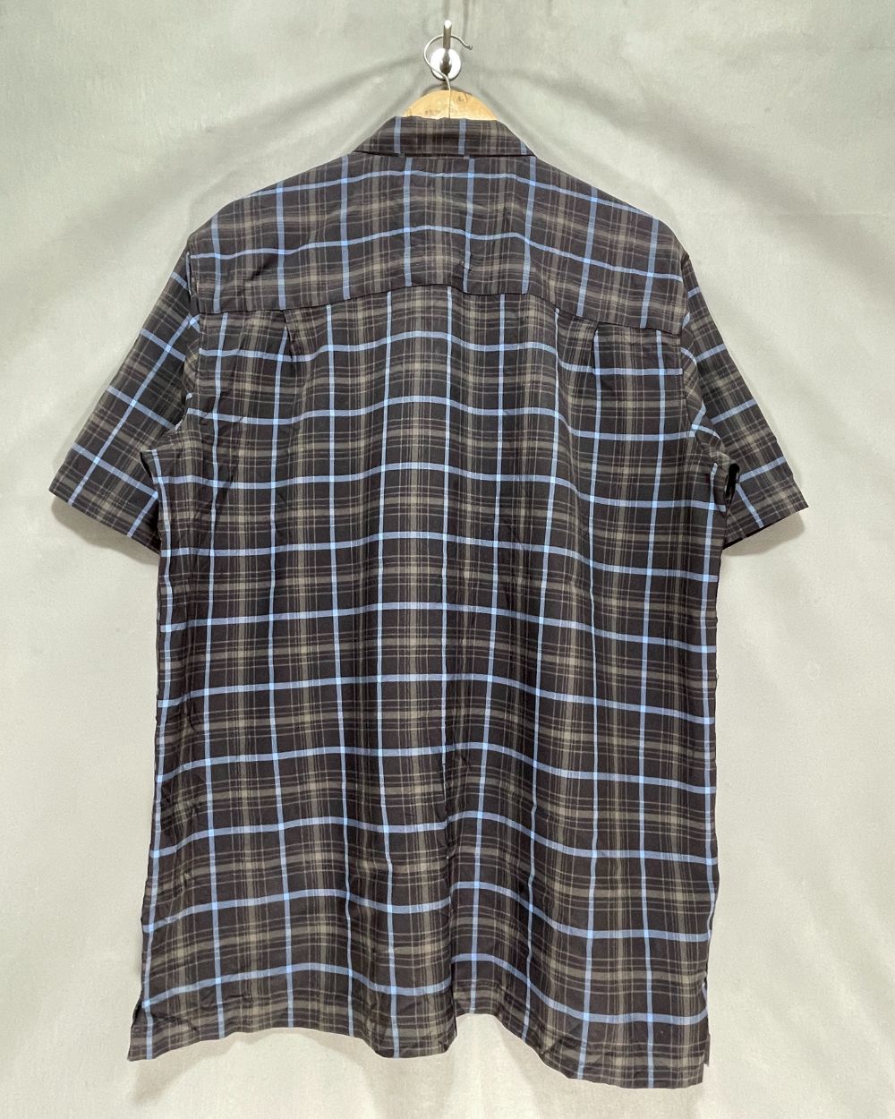 George Gray Cotton Shirt For Men X Large