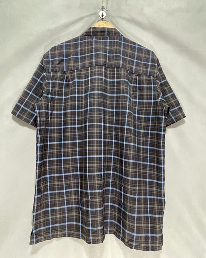 George Gray Cotton Shirt For Men X Large