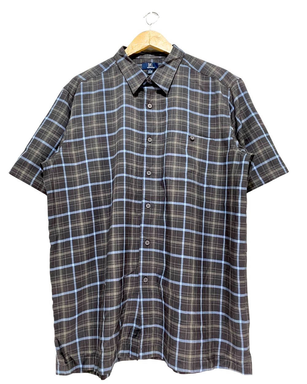 George Gray Cotton Shirt For Men X Large