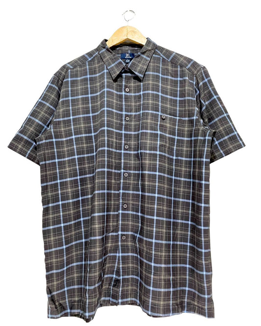 George Gray Cotton Shirt For Men X Large