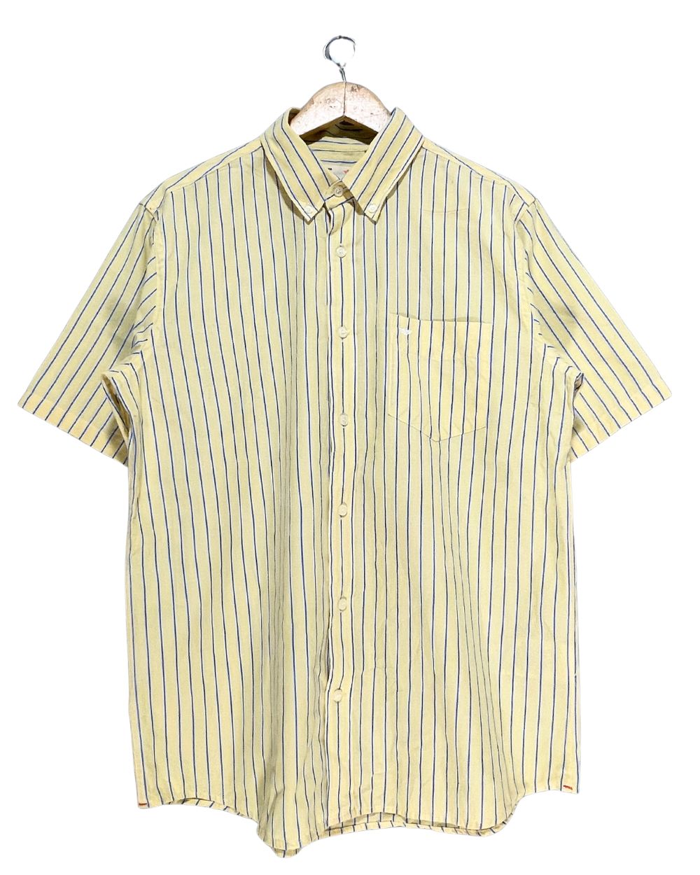 Dockers Yellow Cotton Shirt For Men Large
