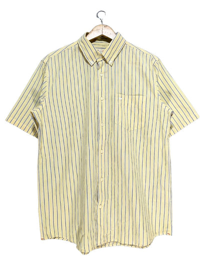 Dockers Yellow Cotton Shirt For Men Large