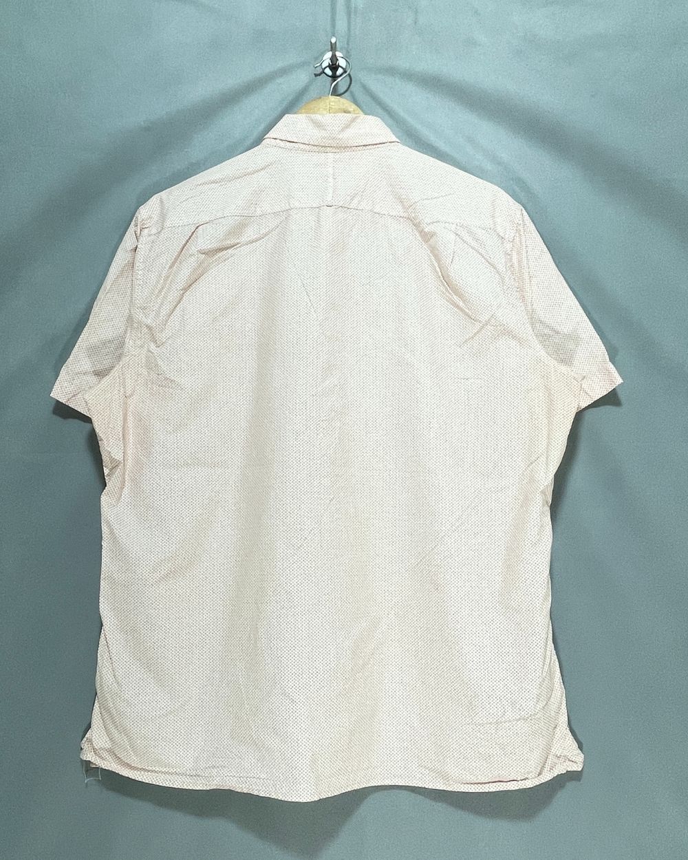 Banana Republic Orange Cotton Shirt For Men Large