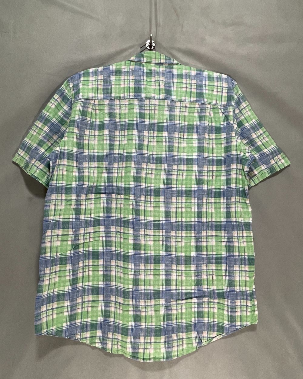 Izod Green Cotton Shirt For Men XL