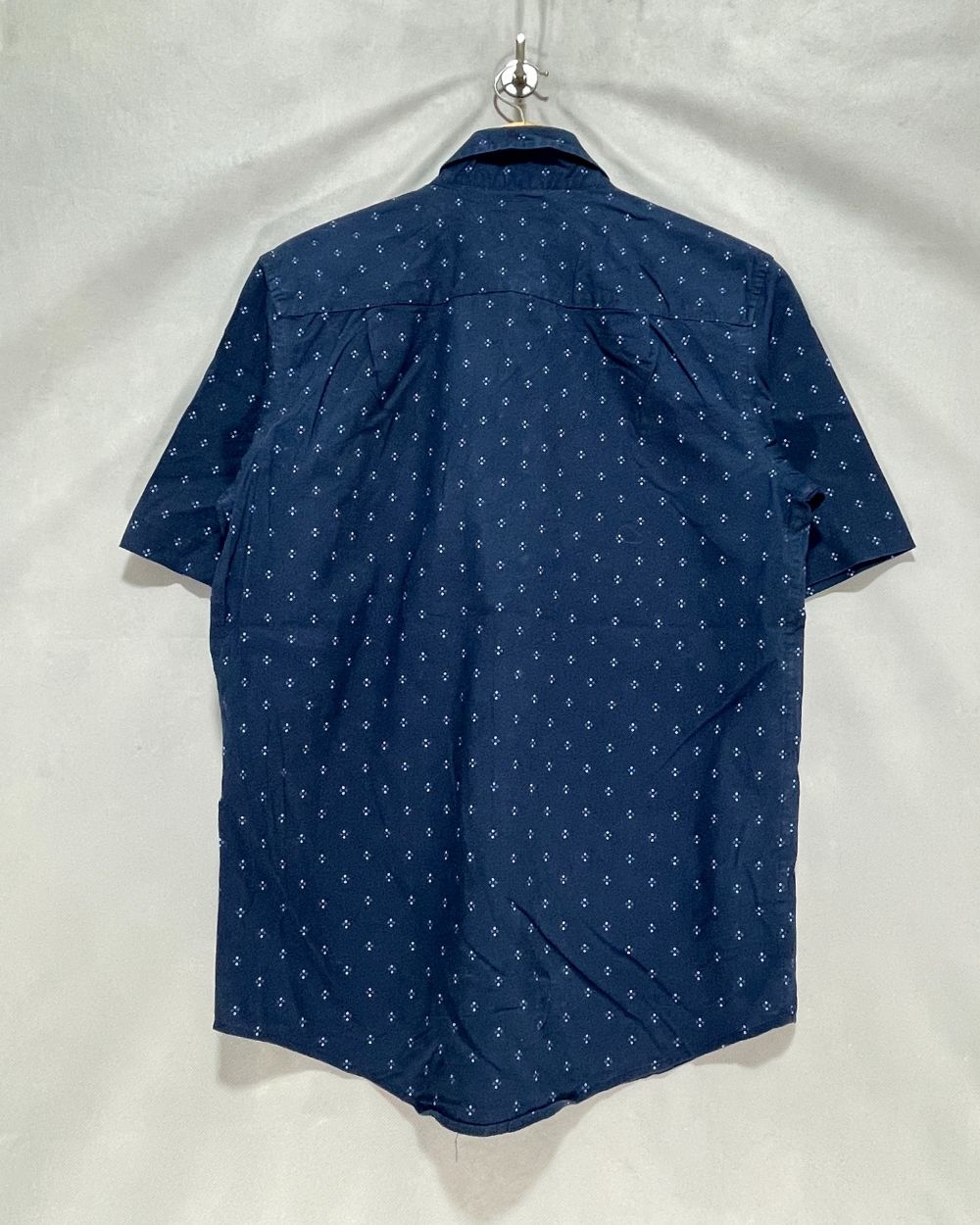 George Blue Cotton Shirt For Men S