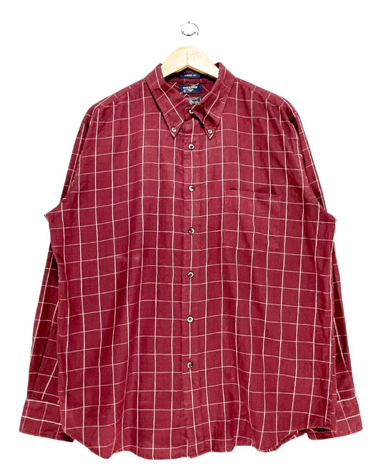Dockers Maroon Cotton Shirt For Men X Large