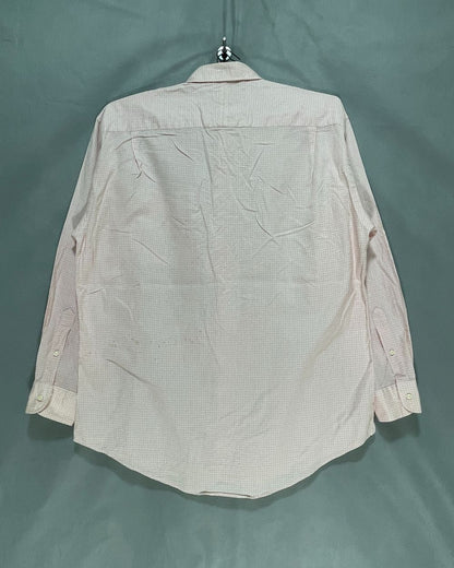 Nordstrom Pink Cotton Shirt For Men XX Large