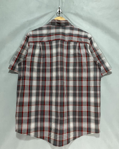 George Gray Cotton Shirt For Men Large