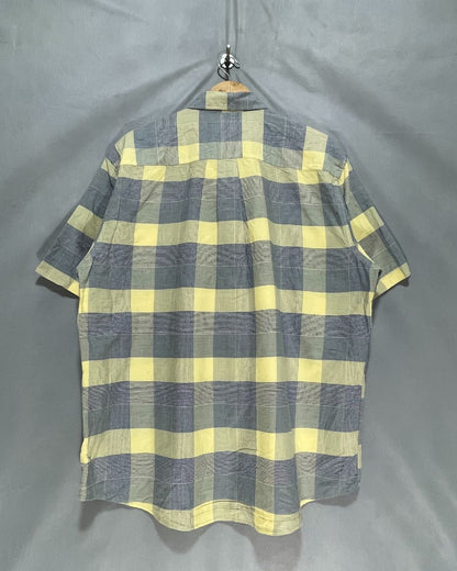St John's Bay Yellow Cotton Shirt For Men X Large