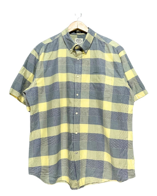 St John's Bay Yellow Cotton Shirt For Men X Large