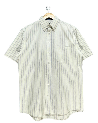 Stafford Cream Cotton Shirt For Men X Large