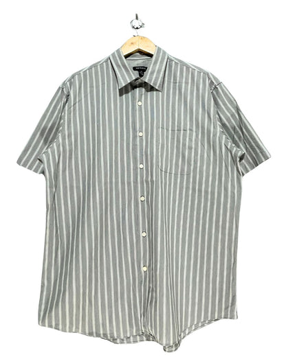 Van Heusen Gray Cotton Shirt For Men Large