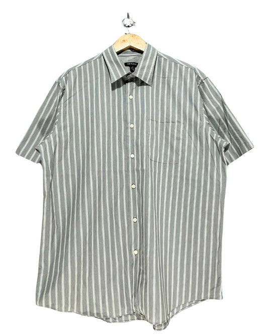 Van Heusen Gray Cotton Shirt For Men Large