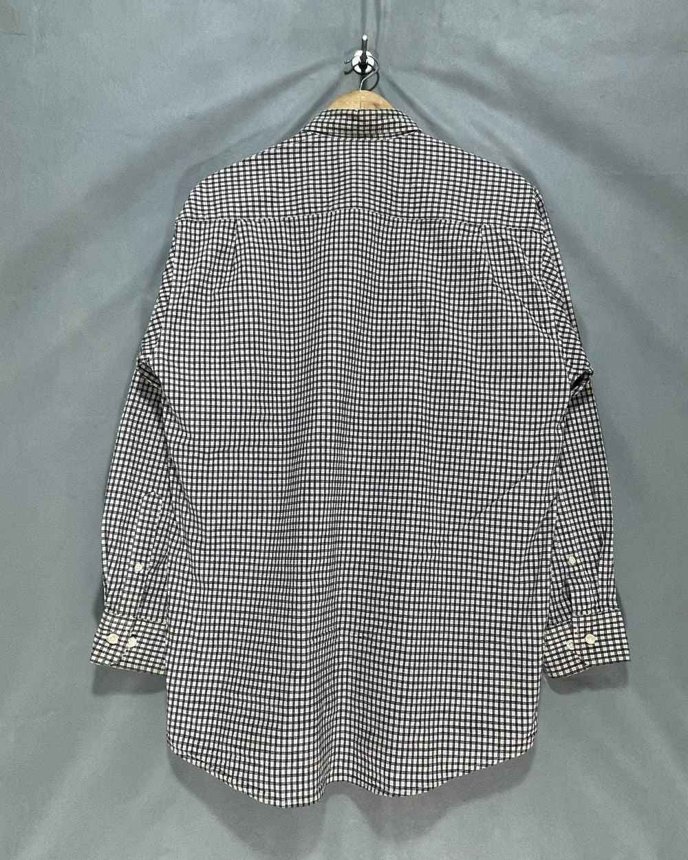 Croft & Barrow Gray Cotton Shirt For Men Large