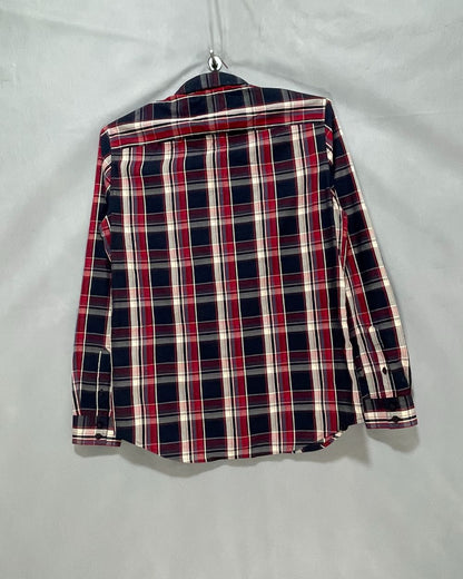 Armani Exchange Blue Cotton Shirt For Men M