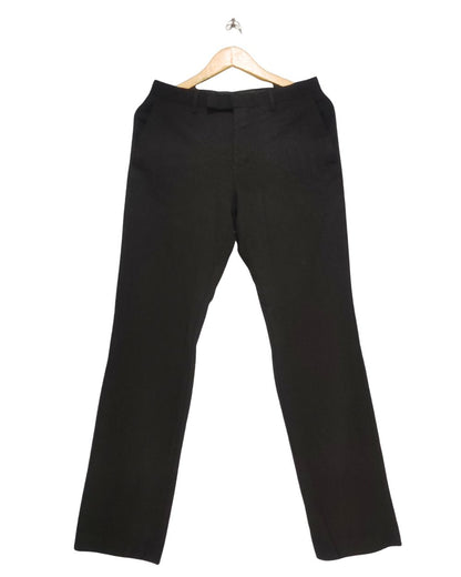 Marc Anthomy Black Cotton Dress Pant For Men Medium