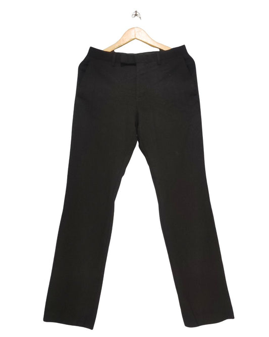 Marc Anthomy Black Cotton Dress Pant For Men Medium