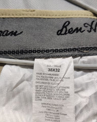 Ben Hogan Cream Cotton Dress Pant For Men XL