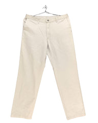 Lee Cream Cotton Dress Pant For Men L