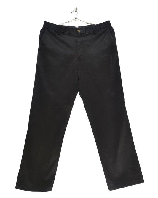 Dockers Black Cotton Dress Pant For Men L