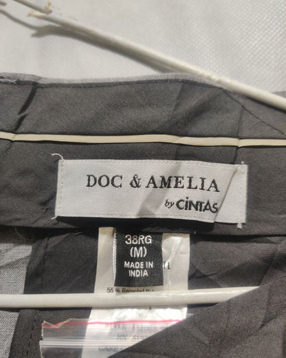 Doc & Amelia Gray Cotton Dress Pant For Men L