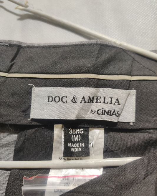 Doc & Amelia Gray Cotton Dress Pant For Men L