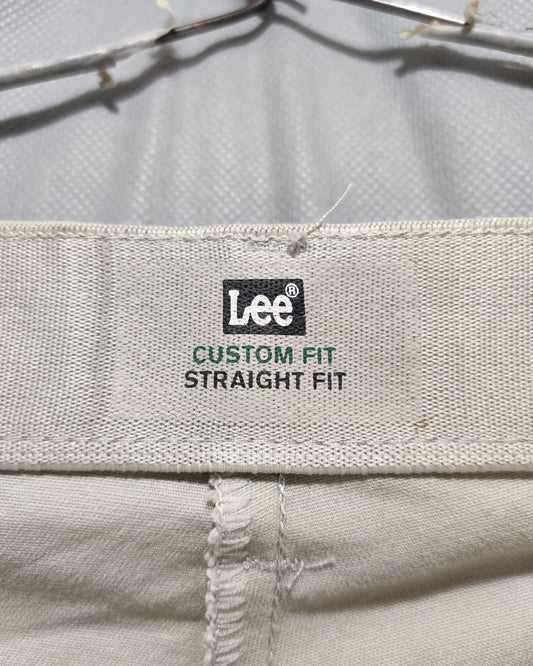 Lee Gray Cotton Dress Pant For Men L
