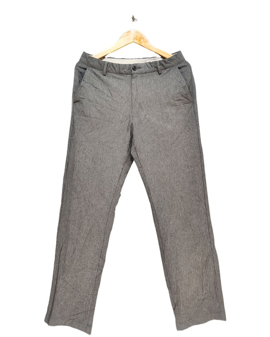 Greg Norman Gray Cotton Dress Pant For Men Medium
