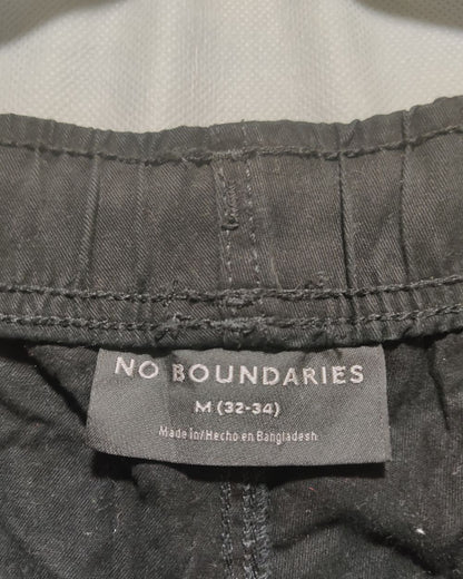 No Boundaries Black Cotton For Men Cargo Pant L