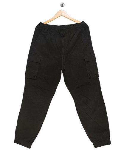 No Boundaries Black Cotton For Men Cargo Pant L
