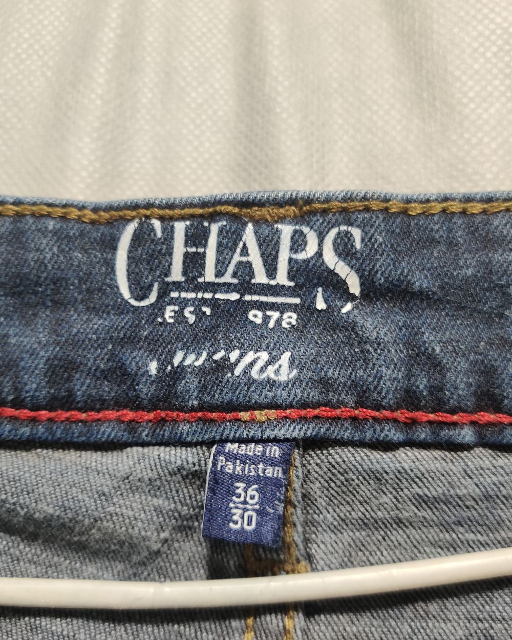 Chaps Blue Jeans For Men Large