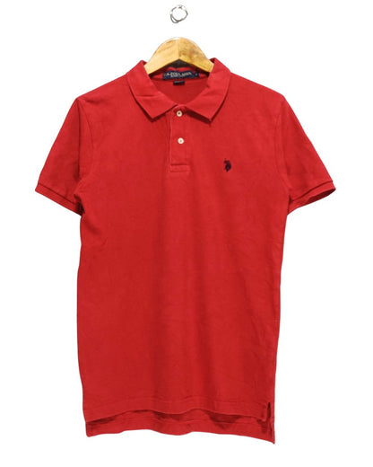 U.S.Polo Assn Red T Shirt For Men Small
