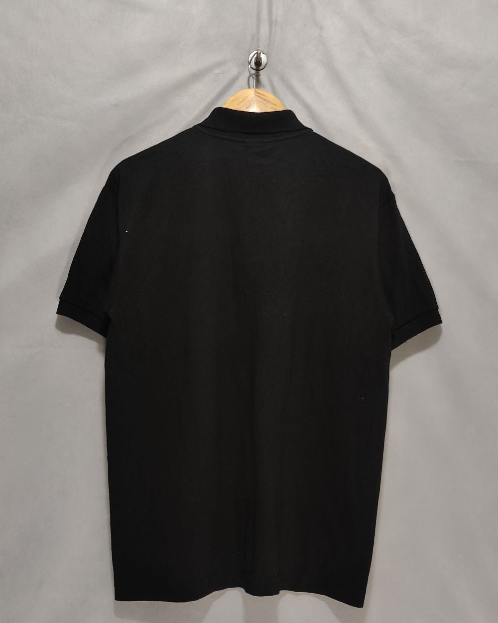 Gildan Black Cotton Polo T Shirt For Men M