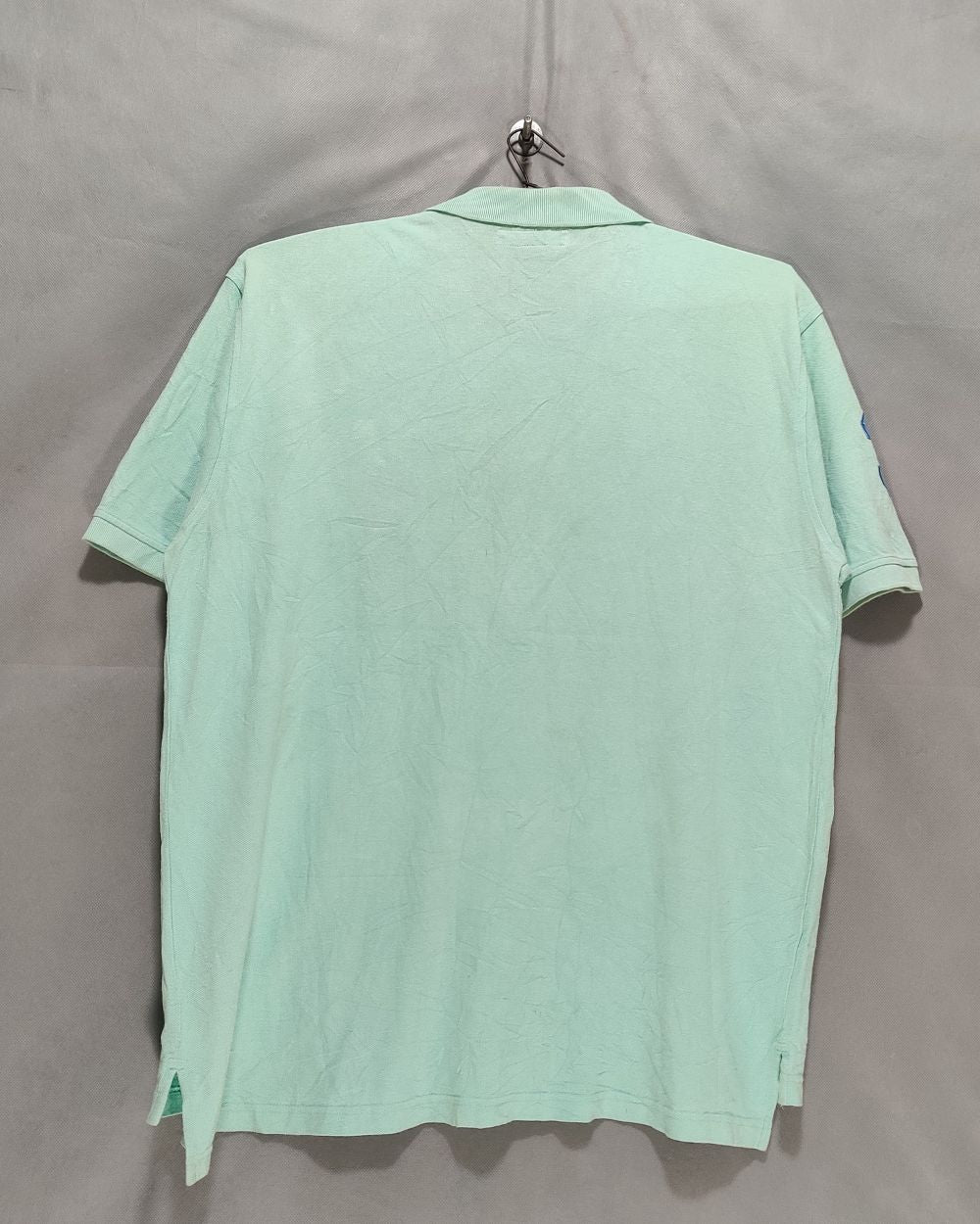Polo U.S. Assn Blue Cotton Polo T Shirt For Men X Large