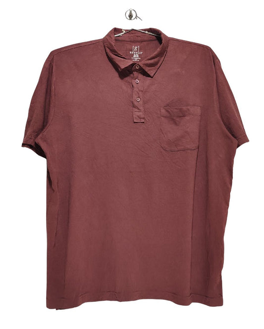 George Maroon Cotton Polo T Shirt For Men XX Large