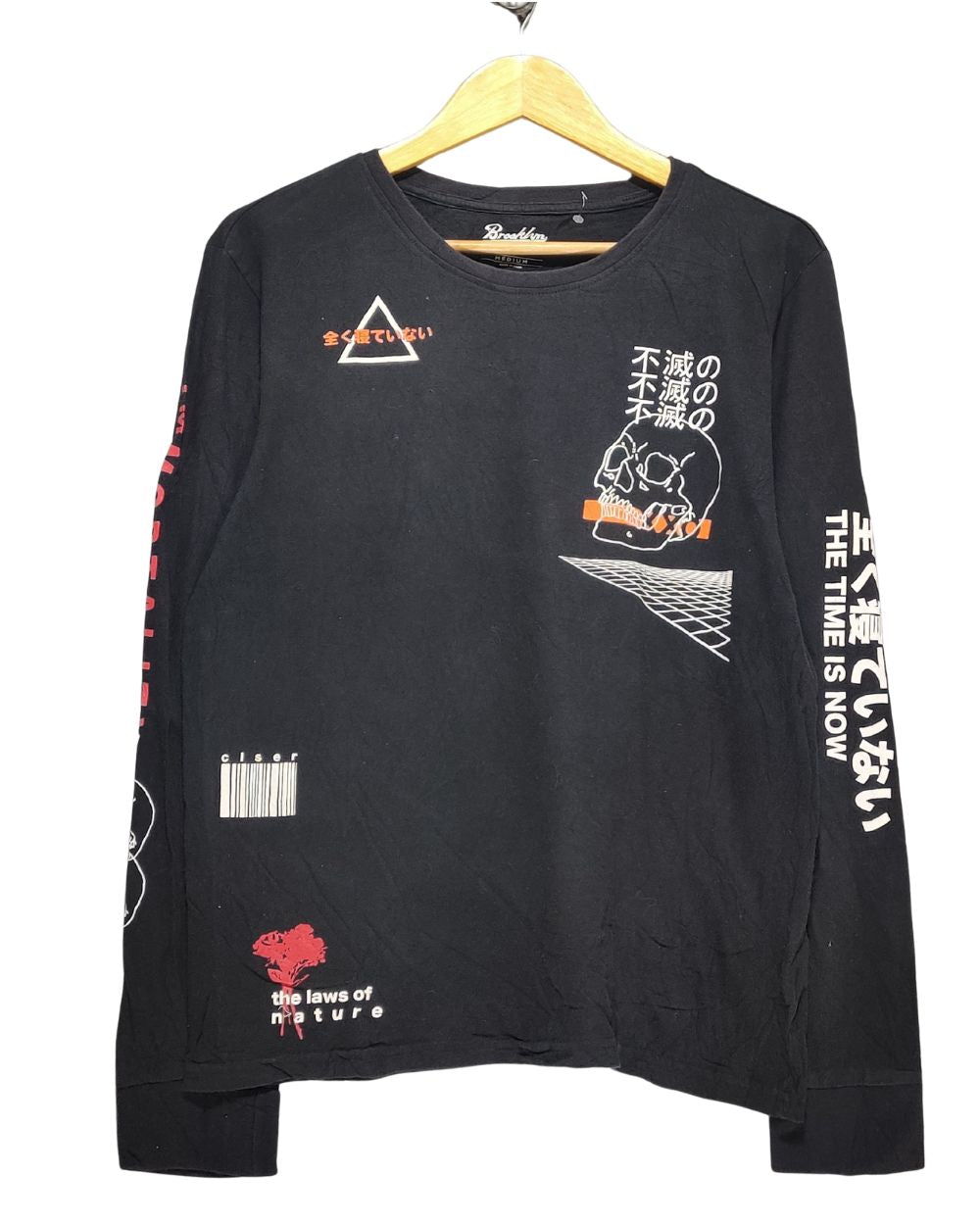 Brooklyn Black T Shirt For Men M