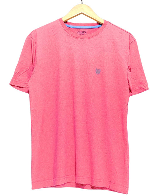 Chaps Pink T Shirt For Men M