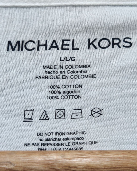 Michael Kors White T Shirt For Men L
