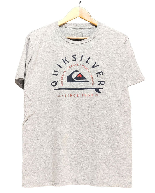 Quiksilver Gray T Shirt For Men M
