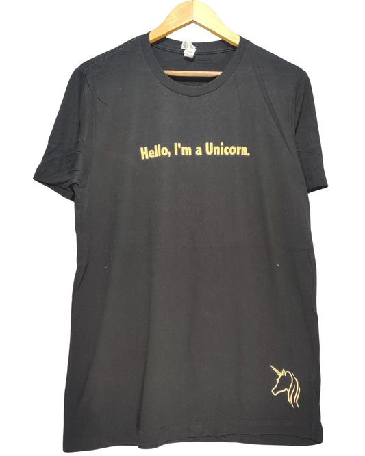 Canvas Black T Shirt For Men L