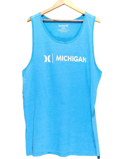 Hurley Blue Vest T Shirt For Men XXL