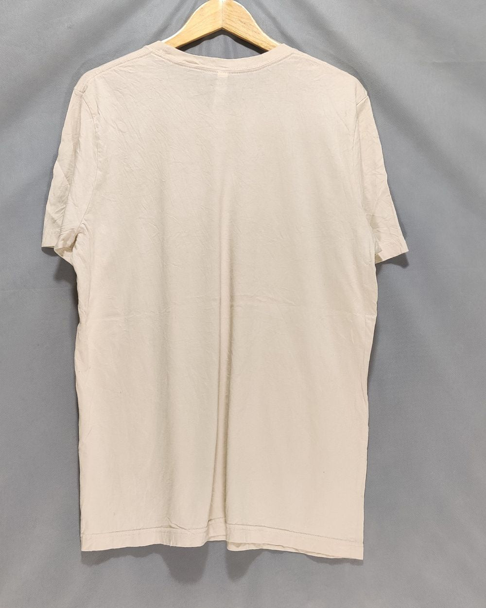 Canvas Cream T Shirt For Men XL