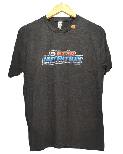 5 Star Nutrition Gray T Shirt For Men M