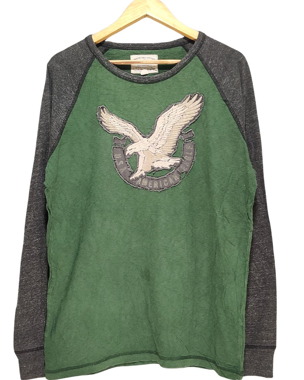 American Eagle Green T Shirt For Men L